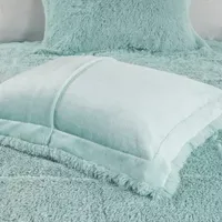 Intelligent Design Leena Shaggy Faux Fur Comforter Mini Set