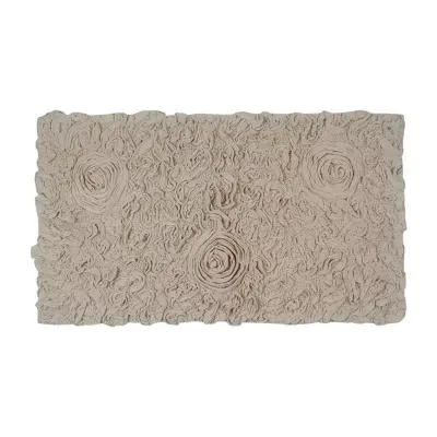 Home Weavers Inc Bellflower Quick Dry 24X40 Inch Bath Rug