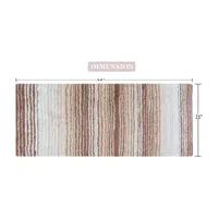 Home Weavers Inc Gradation Quick Dry 21X54 Inch Bath Rug