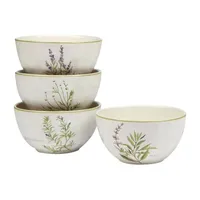 Certified International Fresh Herbs 16-pc. Earthenware Dinnerware Set