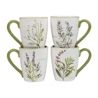 Certified International Fresh Herbs 16-pc. Earthenware Dinnerware Set