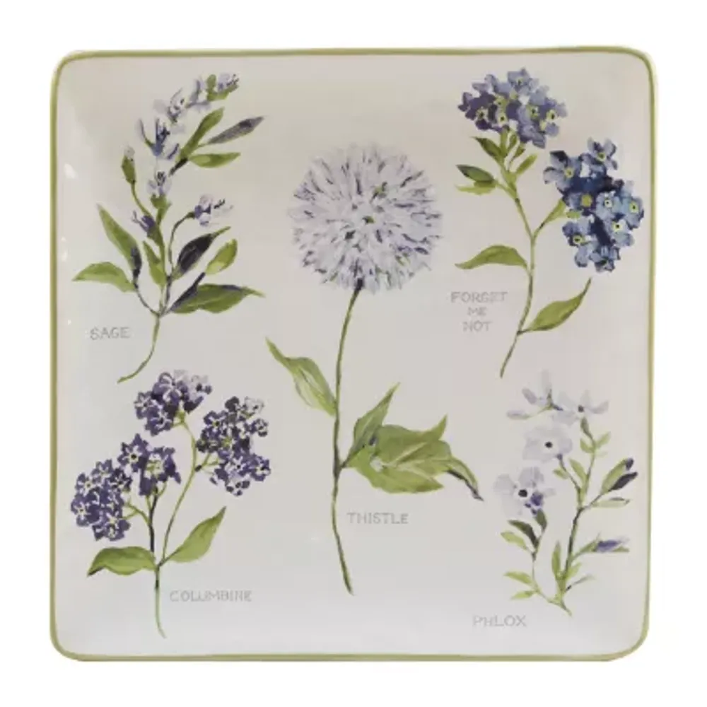 Certified International Fresh Herbs Serving Platter