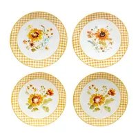 Certified International Sunflowers Forever 16-pc. Earthenware Dinnerware Set