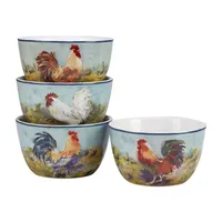 Certified International Rooster Meadow 16-pc. Earthenware Set