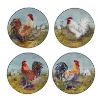 Certified International Rooster Meadow 16-pc. Earthenware Set