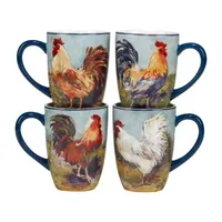 Certified International Rooster Meadow 16-pc. Earthenware Set