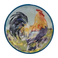 Certified International Rooster Meadow 4-pc. Earthenware Soup Bowl