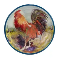 Certified International Rooster Meadow 4-pc. Earthenware Soup Bowl