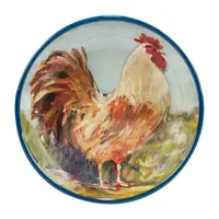 Certified International Rooster Meadow 4-pc. Earthenware Soup Bowl