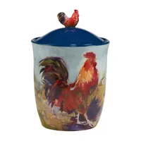 Certified International Rooster Meadow 3-pc. Canister