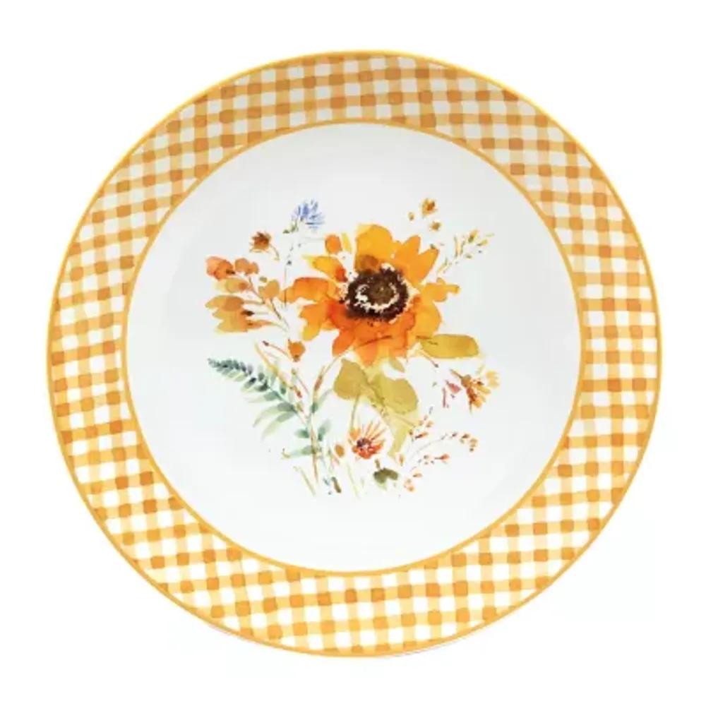 Certified International Sunflower Forever 4-pc. Earthenware Dinner Plate