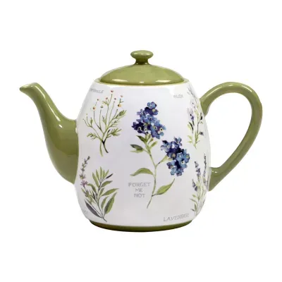 Certified International Fresh Herbs Teapot