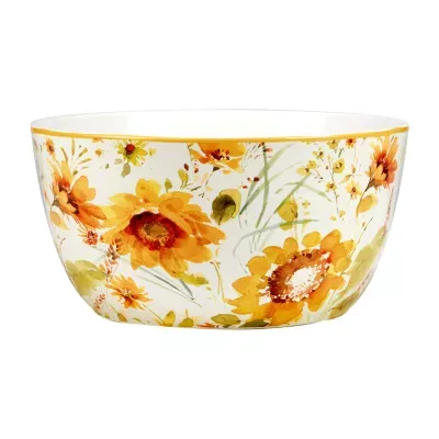 Certified International Sunflowers Forever Serving Bowl