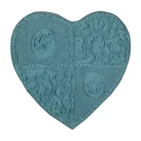 Home Weavers Inc Modesto Heart Bath Rug