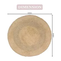 Home Weavers Inc Radiant Inch Round Bath Rug