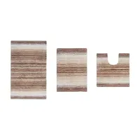 Home Weavers Inc Gradation 3-pc. Quick Dry Bath Rug Set