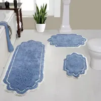 Home Weavers Inc Allure -pc. Quick Dry Bath Rug Set