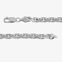 Made in Italy Sterling Silver / Inch Solid Cable Chain Bracelet