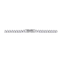 DiamonArt® Sterling Silver 20¾ CT. T.W. Cubic Zirconia Graduated Link Necklace