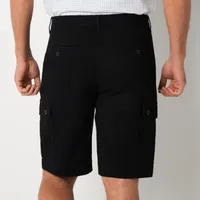 St. John's Bay Comfort Stretch 10" Mens Fabric Cargo Short