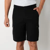 St. John's Bay Comfort Stretch 10" Mens Fabric Cargo Short