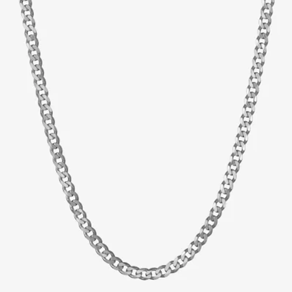 Sterling Silver 22" 7mm Curb Chain