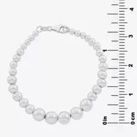 Sterling Silver Beaded Bracelet