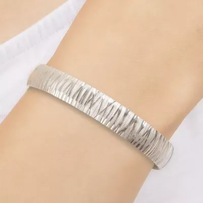 Sterling Silver Omega Link Bracelet