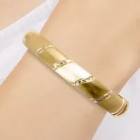 14K Gold Over Silver Bangle Bracelet