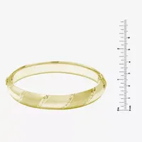 14K Gold Over Silver Bangle Bracelet