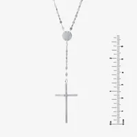 Womens Sterling Silver Rosary Necklaces