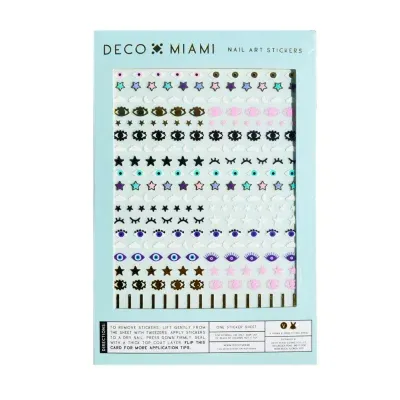 Deco Miami Stars In Your Eyes Evil Eye Nail Art Nail Appliques