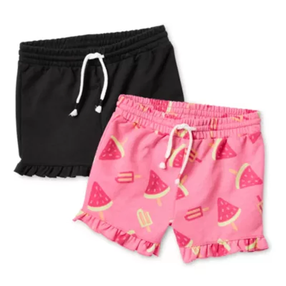 Okie Dokie Toddler & Little Girls 2-pc. Pull-On Short