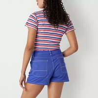 Dickies Womens Crew Neck Short Sleeve Crop Top Juniors