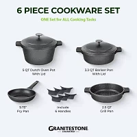 Granitestone Diamond 6-pc. Non-Stick Cookware Set