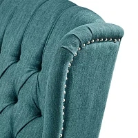 Apaloosa Tufted Roll-Arm Recliner