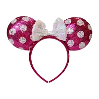 Disney Collection Girls Pink Minnie Mouse Ears Headband