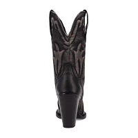 Dingo Womens Tipsy Block Heel Cowboy Boots