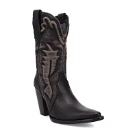Dingo Womens Tipsy Block Heel Cowboy Boots