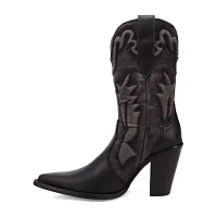 Dingo Womens Tipsy Block Heel Cowboy Boots