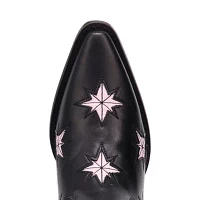 Dingo Womens Starburst Block Heel Cowboy Boots