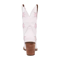 Dingo Womens Starburst Block Heel Cowboy Boots