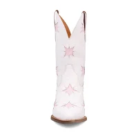 Dingo Womens Starburst Block Heel Cowboy Boots
