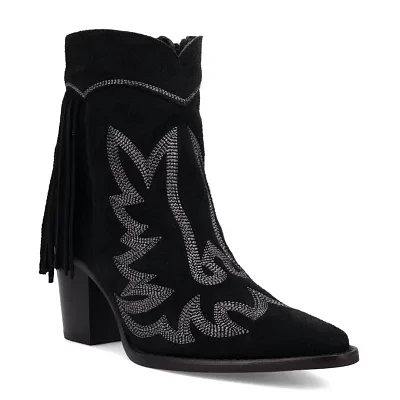 Dingo Womens Wild Sage Block Heel Cowboy Boots