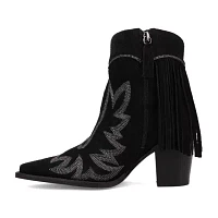 Dingo Womens Wild Sage Block Heel Cowboy Boots