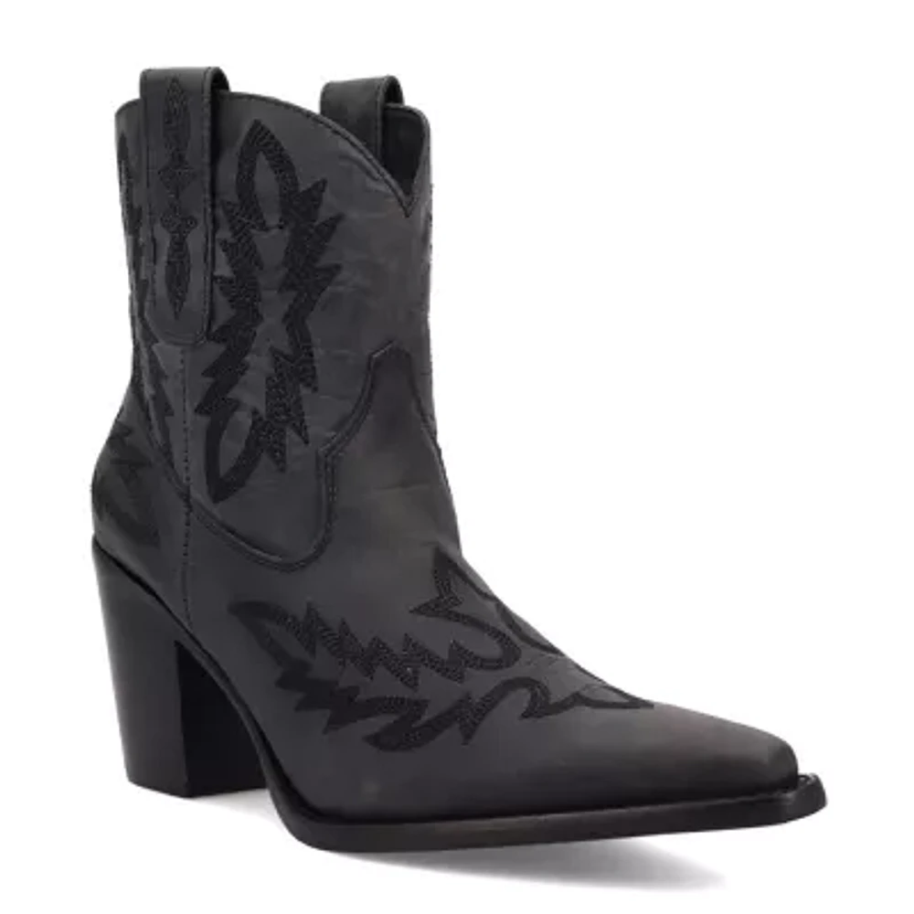 Dingo Womens Rocky Topie Block Heel Cowboy Boots