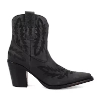Dingo Womens Rocky Topie Block Heel Cowboy Boots