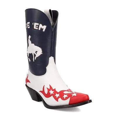 Dingo Womens Cowgirl Block Heel Cowboy Boots