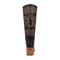 Dingo Womens Avalon Stacked Heel Cowboy Boots