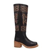 Dingo Womens Avalon Stacked Heel Cowboy Boots